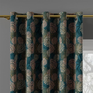 Alium tkanina dekoracyjna typu milas, szerokość 150cm, kolor 002 ciemny turkusowy  petrol