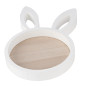 Patera dekoracyjna drewniana z uszami 19x30 cm EAN: 5904252390580