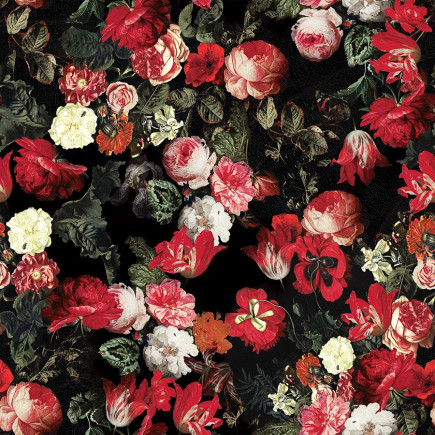 Tulipa tkanina dekoracyjna velvet, 150cm, kolor 001 czerwony
