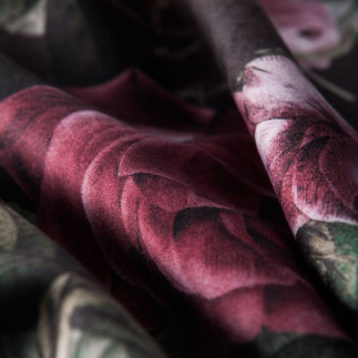 Morena tkanina dekoracyjna velvet, 150cm, kolor 001 czarny