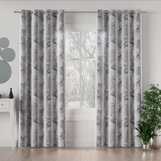Peoni tkanina dekoracyjna velvet, 140cm, kolor 004 niebieski