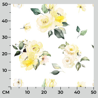 Lanosa firanka woal, 140cm, kolor 003 żółty