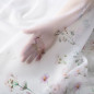 Polina firanka woal z ołowianką 157cm różowa 001, EAN: 5907693256316