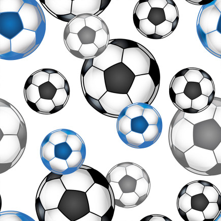 Futbol tkanina dekoracyjna oxford, 140cm, kolor 001 niebieski