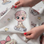 Princess tkanina dekoracyjna oxford, 140cm, kolor 001 różowy