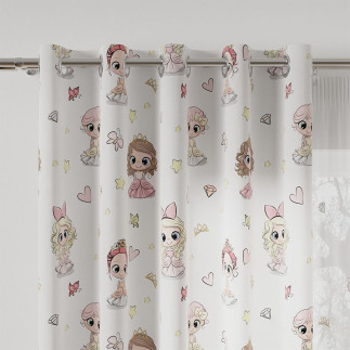 Princess tkanina dekoracyjna oxford, 140cm, kolor 001 różowy