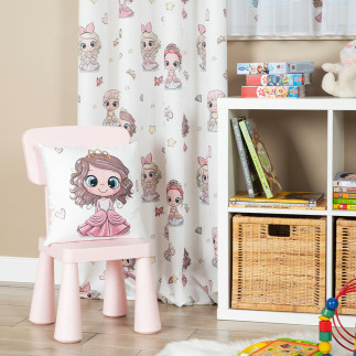 Princess tkanina dekoracyjna oxford, 140cm, kolor 001 różowy