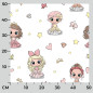Princess tkanina dekoracyjna oxford, 140cm, kolor 001 różowy