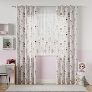 Princess tkanina dekoracyjna oxford, 140cm, kolor 001 różowy