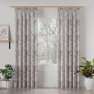 Rose firana etamina, 155cm, kolor 001 różowy pastelowy