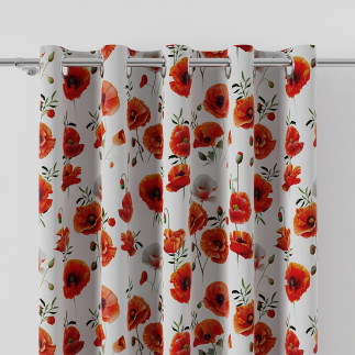 Maki tkanina dekoracyjna oxford wodoodporny, 145cm, kolor 001 czerwony