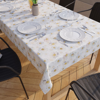 Stokrotki tkanina dekoracyjna oxford wodoodporny, szerokość 145cm, kolor 001