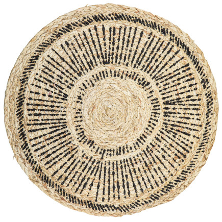 Mata stołowa naturalna śr. 38 cm dek. sun