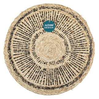 Mata stołowa naturalna śr. 38 cm dek. sun