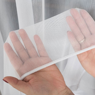 Firanka fantazyjna z ołowianką, wysokość 320cm, kolor 001 biały