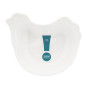 Naczynie kurka porcelana kremowa 17,5x14,5x4 cm EAN: 5904252392638
