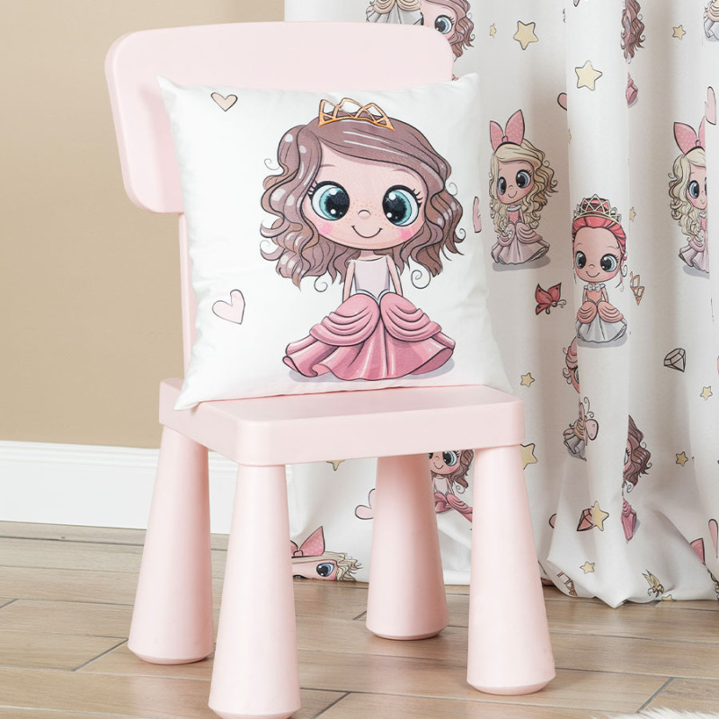 Princess poszewka dekoracyjna velvet 40x40cm brunetka EAN: 5907693238442