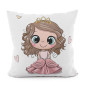 Princess poszewka dekoracyjna velvet 40x40cm brunetka EAN: 5907693238442