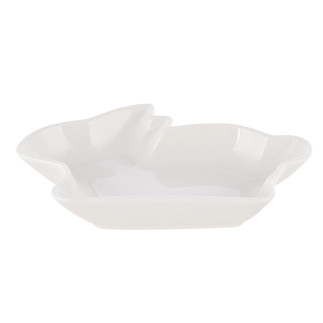 Naczynie Zajączek porcelana kremowa 17,5x12x2,5 cm EAN: 5904252389133