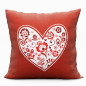 Folk Love Poszewka Dekoracyjna Velvet 40x40cm Czerwony, EAN: 5907693254497 Folk Love Poszewka Dekoracyjna Velvet 40x40cm Czerwony, EAN: 5907693254497