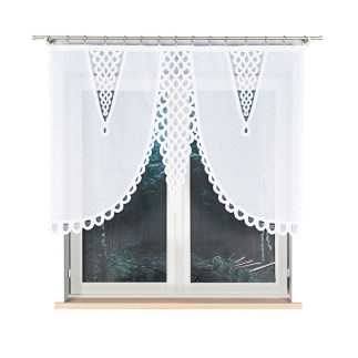 Eryka panel żakardowy gotowy, szerokość 160 x wysokość 120cm, kolor 001 biały