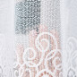 Violetta firanka żakardowa ze wzorem pasowym, wysokość 180cm, biały
