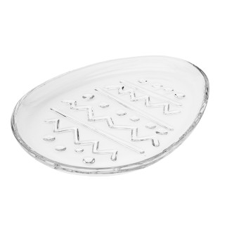 Półmisek szklany dekoracyjny 20x15 cm, elegancki styl n/n bz - EAN: 5904252382035