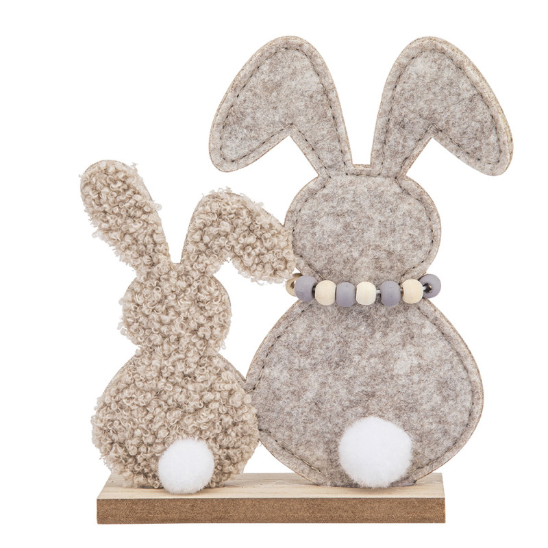 Figurka Boucle Zając Beżowy 13x4,5x17 cm EAN: 5904252385258