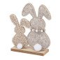 Figurka Boucle Zając Beżowy 13x4,5x17 cm EAN: 5904252385258