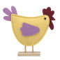 Filcowa Figurka Kury w Kolorze Żółtym 18x18x5 cm EAN: 5904252385463