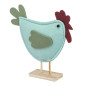 Figurka filcowa kurka miętowa 18x18x5 cm - EAN: 5904252385494