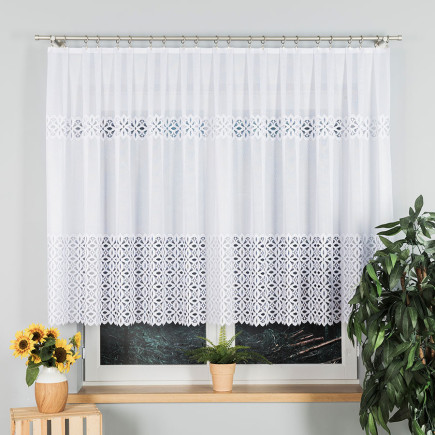 Firankażakardowa Pasowa 130cm Biała EAN: 2010000627976