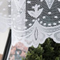 Firanka żakardowa pasowa, 130cm, kolor biały, EAN: 2010000174708