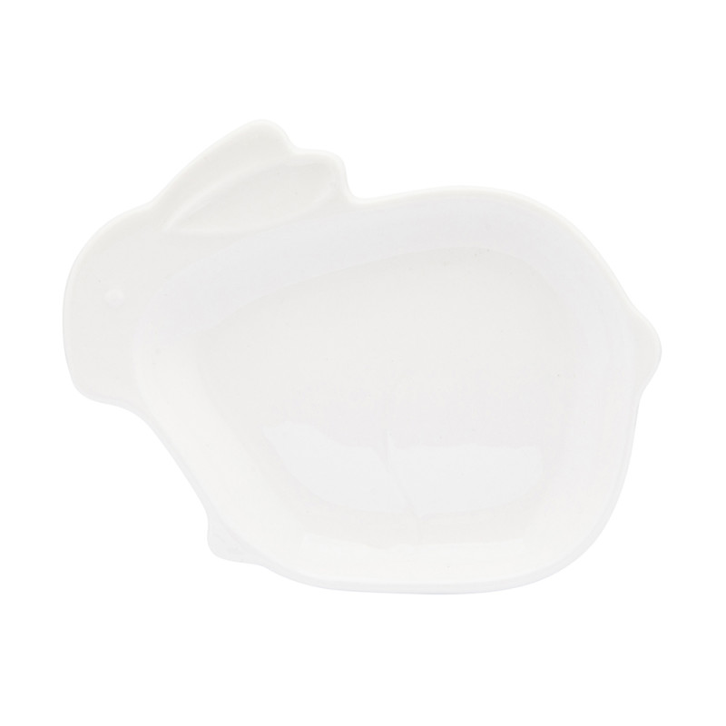 Naczynie Zajączek Kremowe Porcelanowe 13,5x10,5 cm - EAN: 5904252392751