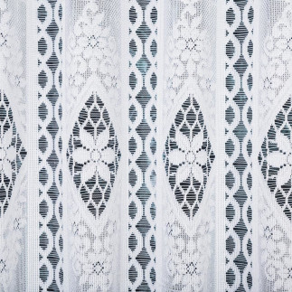 Firanka żakardowa panelowa, wysokość 100cm, kolor 001 biały