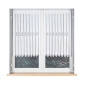 Firanka żakardowa panelowa 110cm 001 biały EAN: 5907693217737