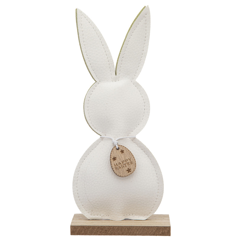 Figurka Skórkowa Zając z Zawieszką, 9x4,5x23 cm - EAN: 5904252385739