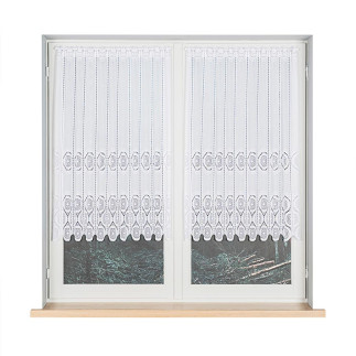 Firanka, wysokość 110cm, kolor 001 biały
