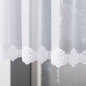Firanka żakardowa z wzorem dolnym, 100 cm, kolor biały, EAN: 2010000493946