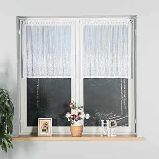 Zazdrostka żakardowa, wysokość 70cm, kolor 001 biały