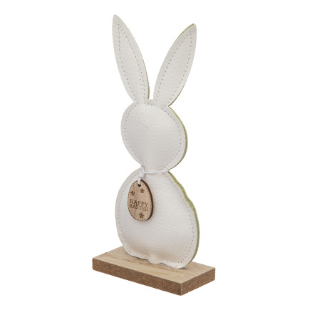 Figurka skórkowa Zająca z zawieszką, 8x4x18 cm, EAN: 5904252385708