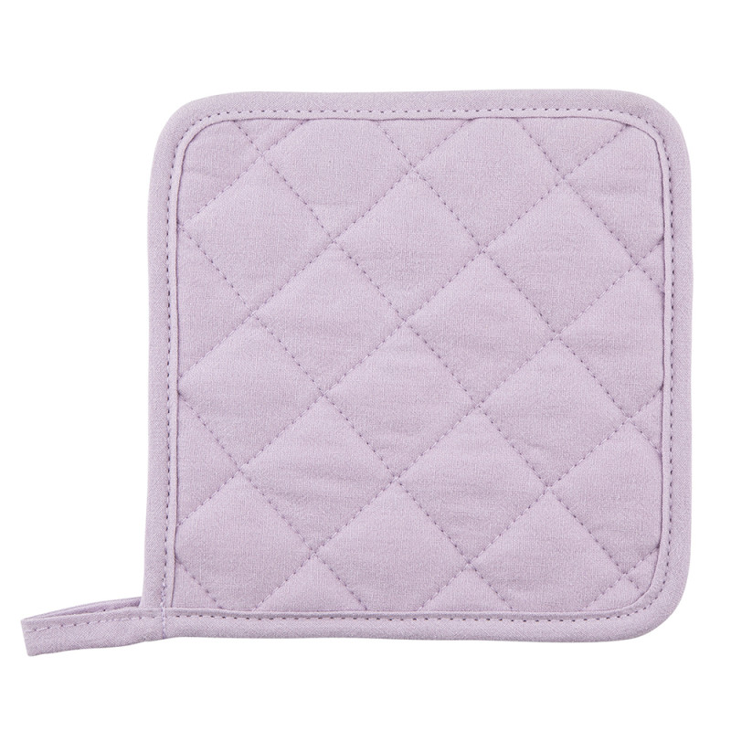 Łapka kuchenna 18x18 cm 100% bawełna jasny fiolet EAN: 5904252388808