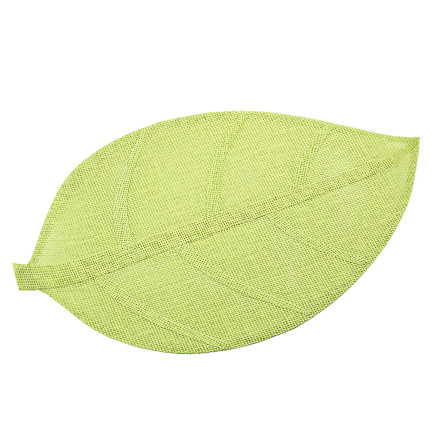 Mata naturalna liść zielona 33x48 cm EAN: 5904252387375