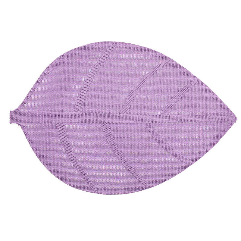 Mata naturalna liść fioletowa 33x48 cm EAN: 5904252387405