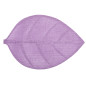 Mata naturalna liść fioletowa 33x48 cm EAN: 5904252387405