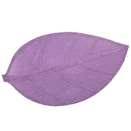 Mata naturalna liść fioletowa 33x48 cm EAN: 5904252387405