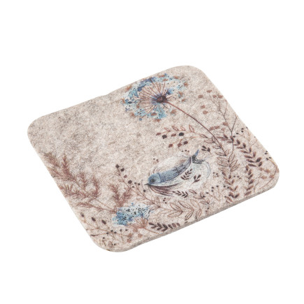 Podkładki filcowe kwadratowe Serenity 10x10 cm Kpl. 4 szt. EAN: 5904252384930