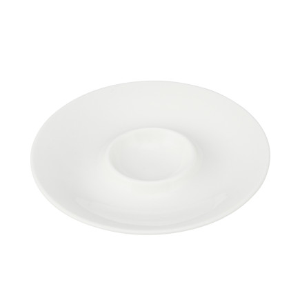 Podstawka na jajko 12,5 cm porcelana kremowa