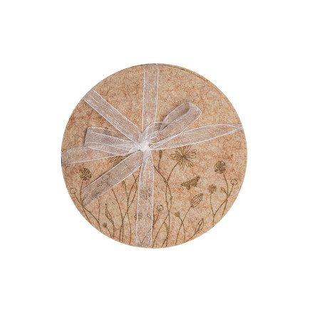 Filcowe podkładki okrągłe 12 cm, dekoracja łąka, Kpl. 4 szt. EAN: 5904252388235