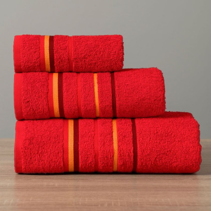 Mars ręcznik z zawieszką, 30x50cm, kolor 291 czerwony